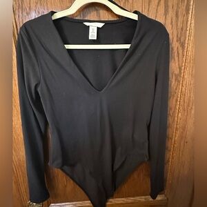 H&M Deep V bodysuit